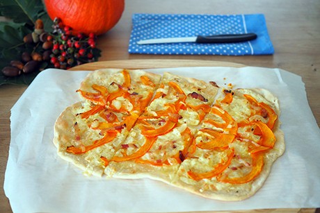 Herbstlicher Flammkuchen