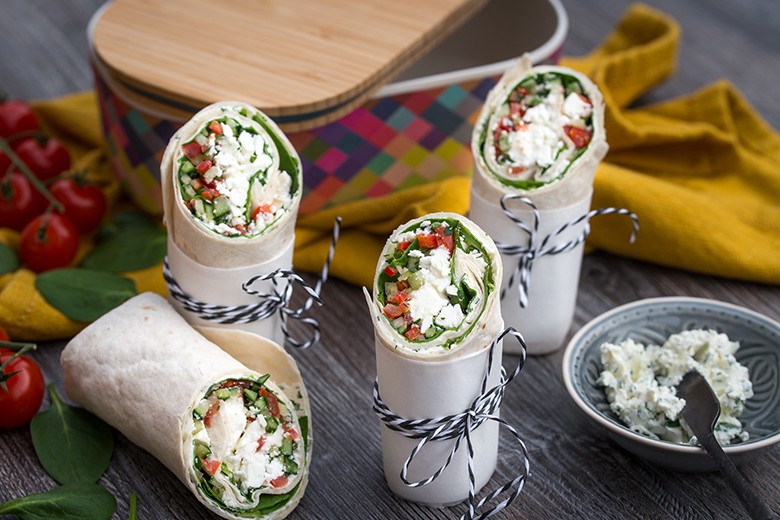 Schafkäse-Wrap