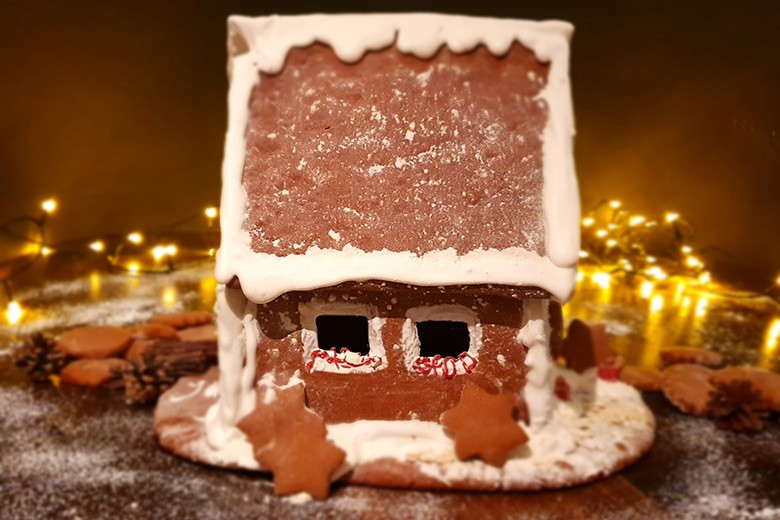 Lebkuchenhaus selbstgemacht
