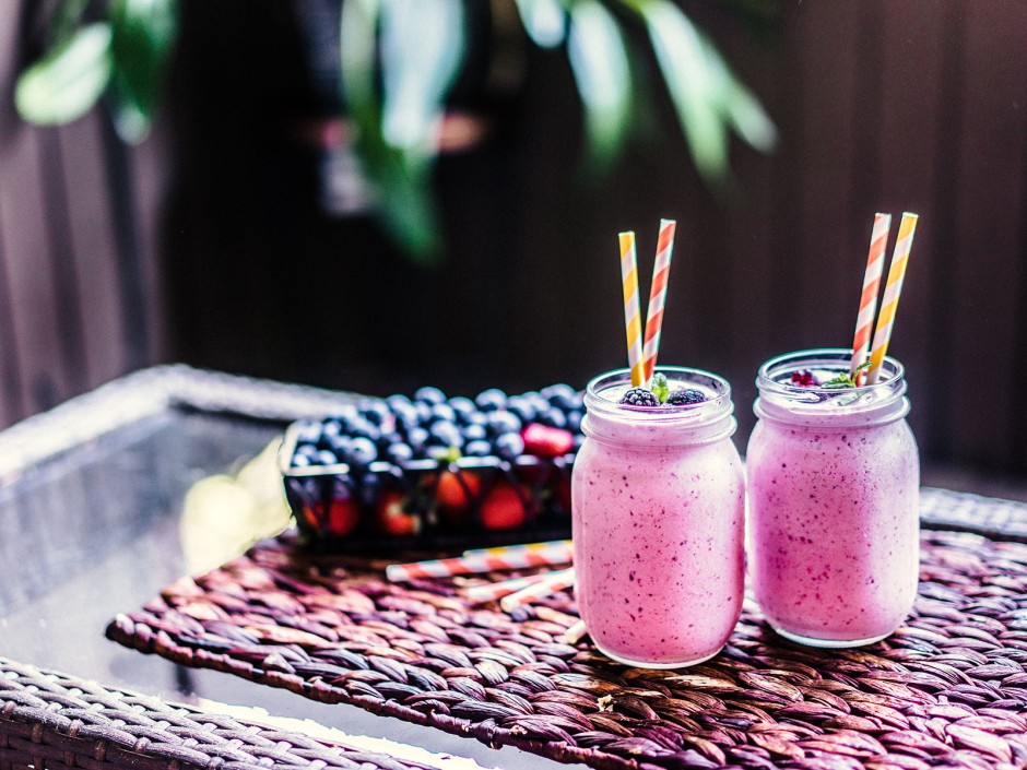 Rote Rüben-Karotten Protein Shake