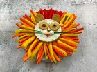Fertigstellung Gemüse-Löwe