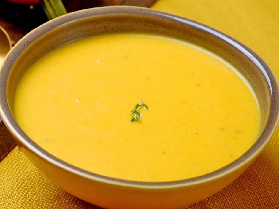 Fertige Kürbiscremesuppe