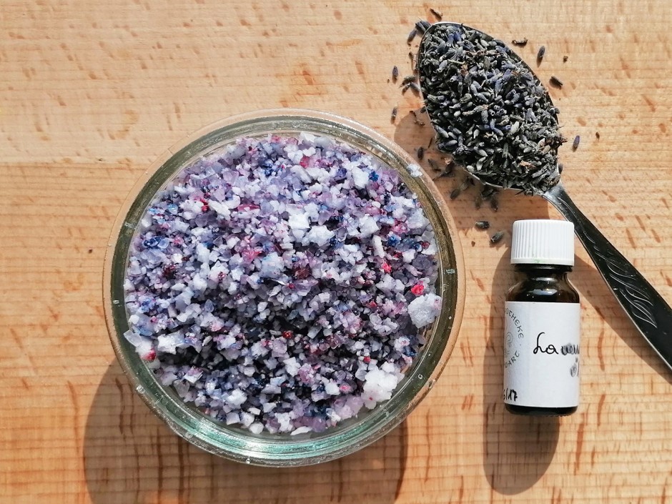 Lavendel-Badesalz