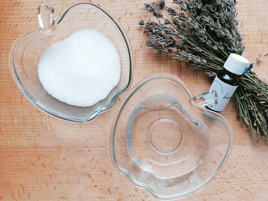 Kokos-Lavendel-Peeling Zutaten