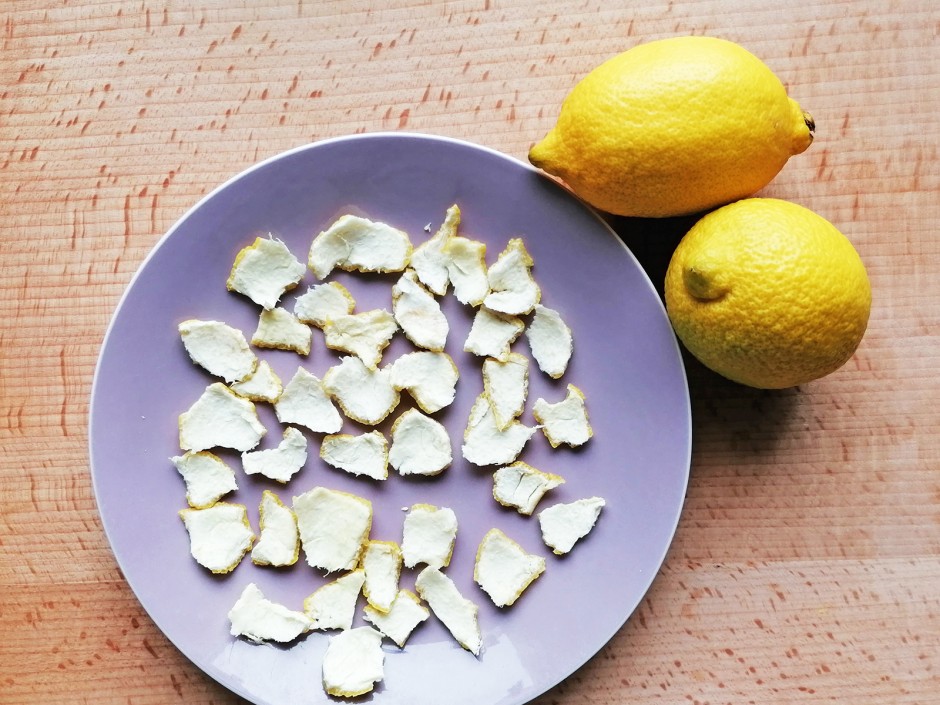 Winterliches Potpourri Zitronenschalen
