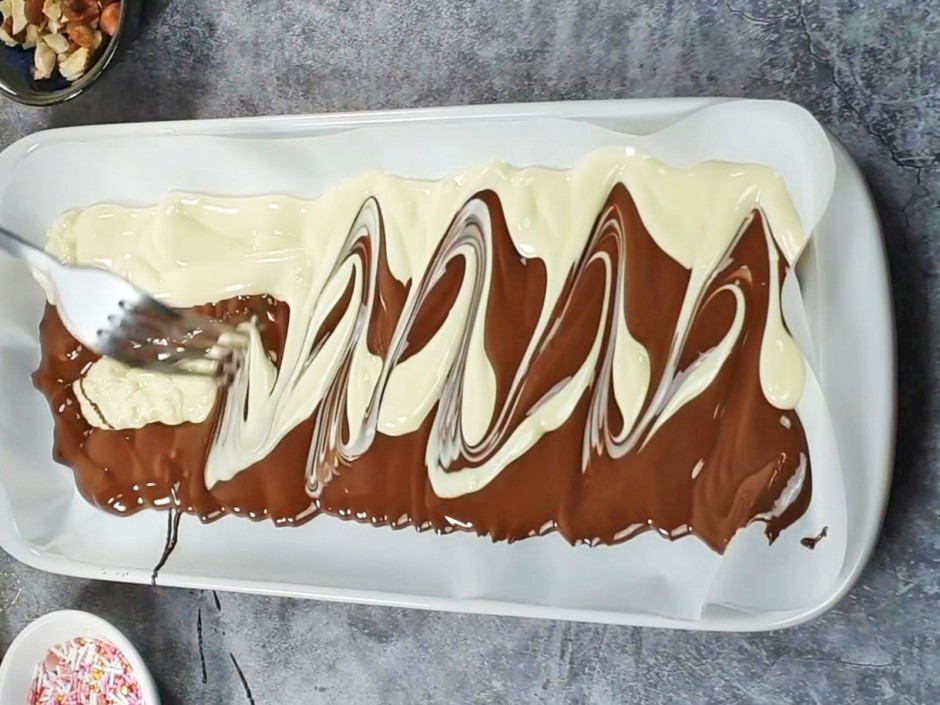 Bruchschokolade Zubereitung