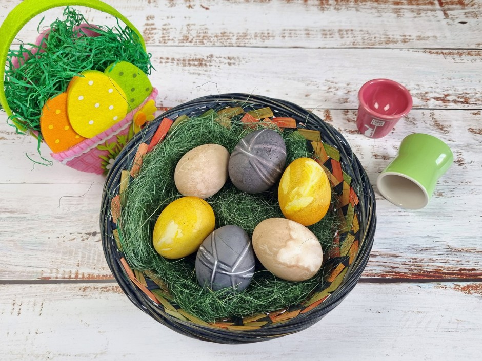 Eier Färbtechniken