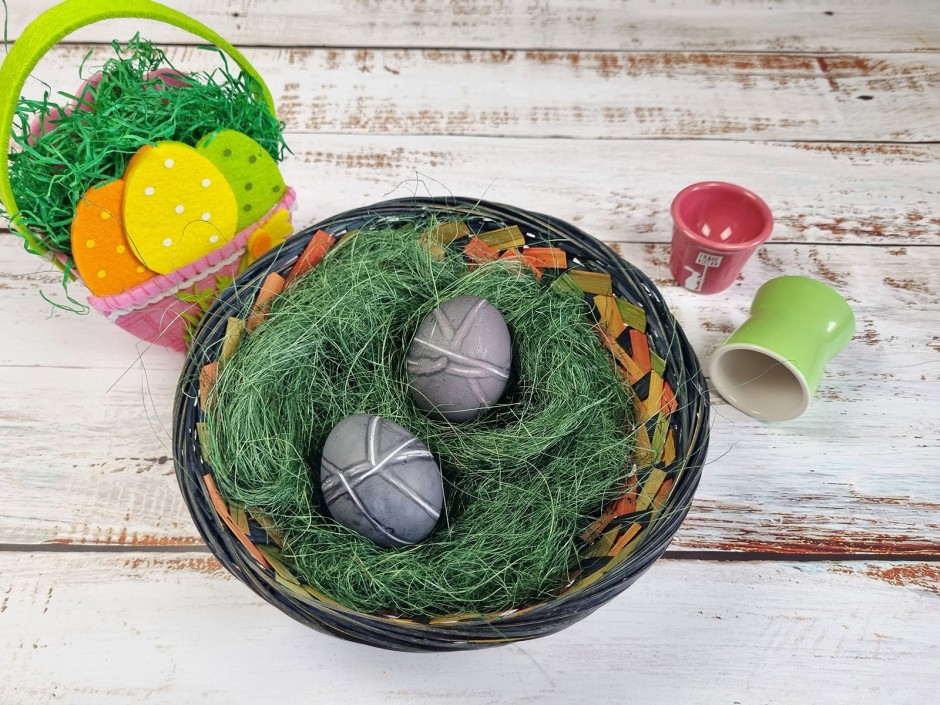 Färbetechnik mit Gummibändern