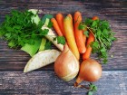 Klare Gemüsesuppe Grundzutaten