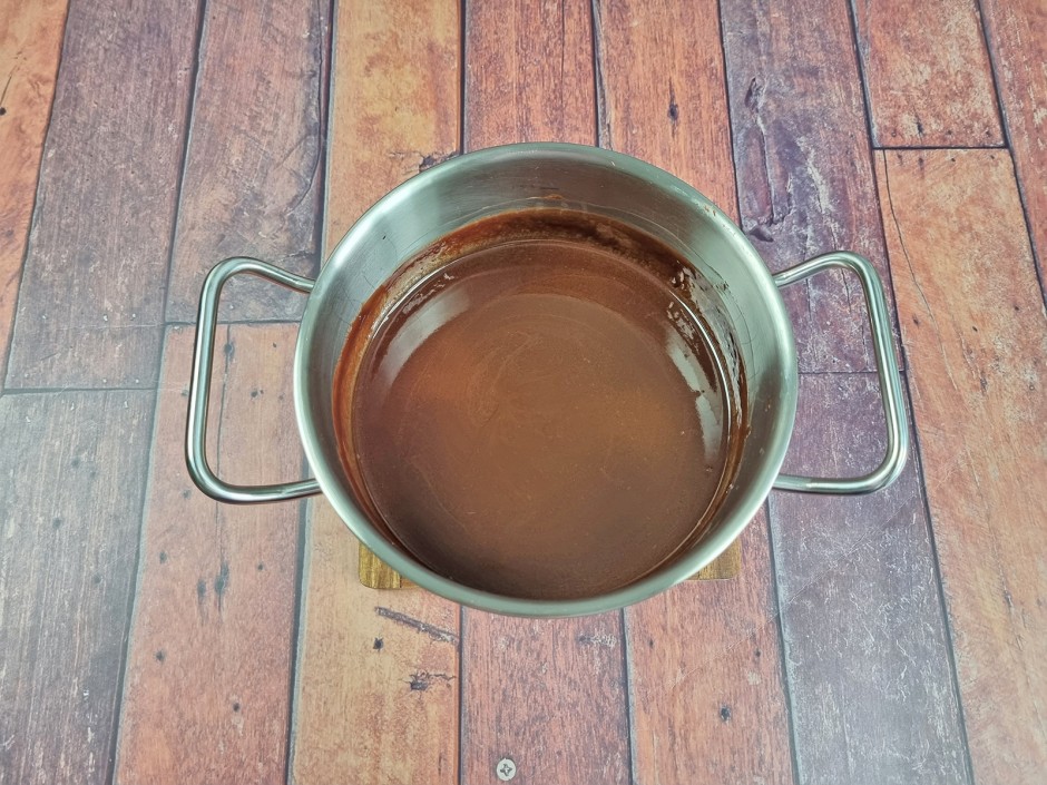 Whiskey-Pralinen schmelzen