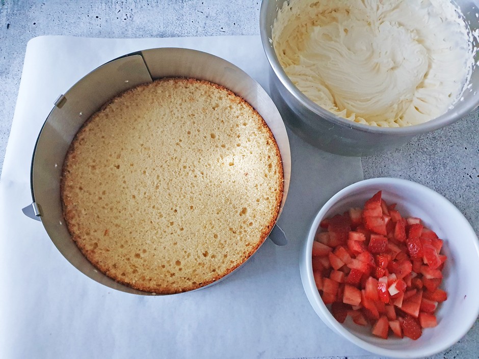 Torte füllen