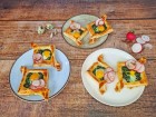 Spinattaschen mit Wachtelei Grundrezept