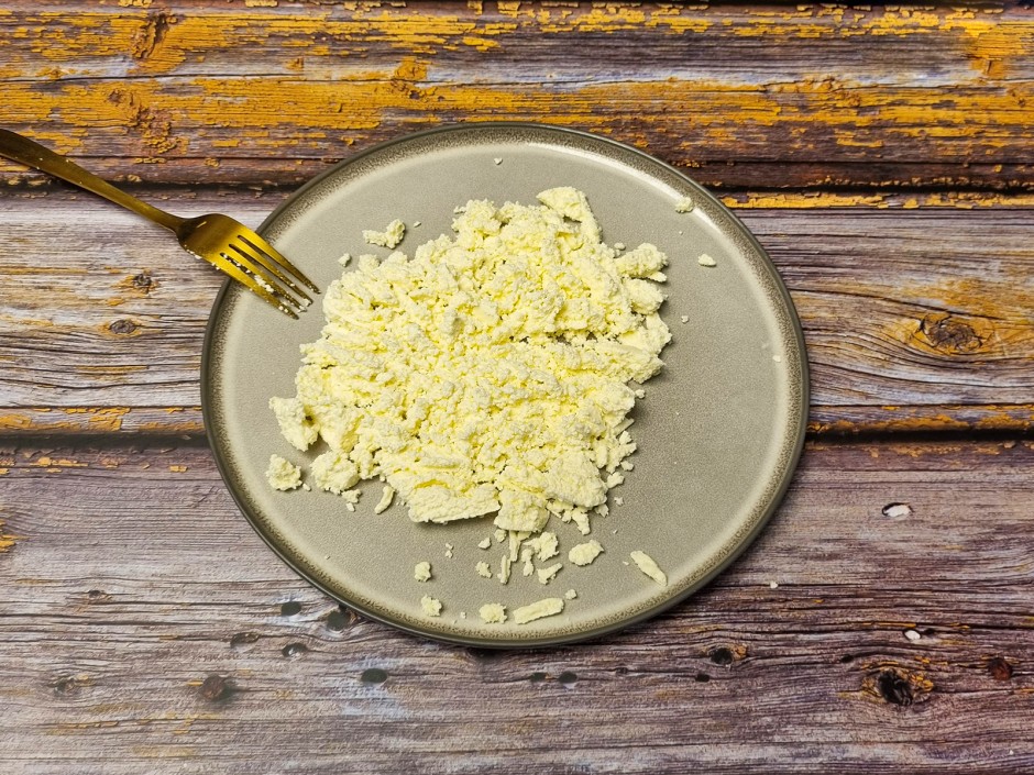 Hüttenkäse Fertigstellung