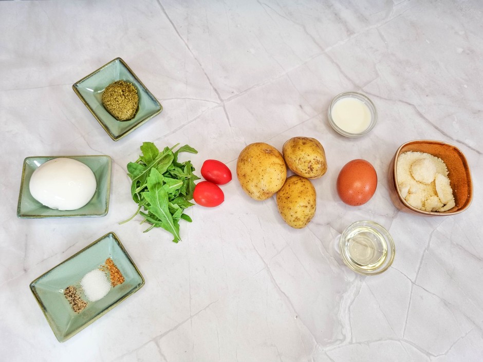 Mediterrane Kartoffel-Wraps Zutaten