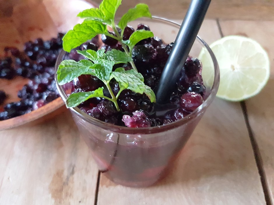 Heidelbeer Ice Drink