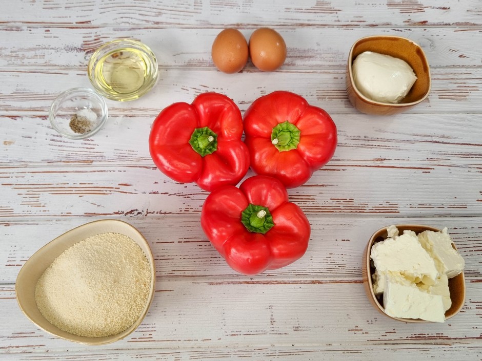 Paprika Cordon bleu mit Feta Zutaten 