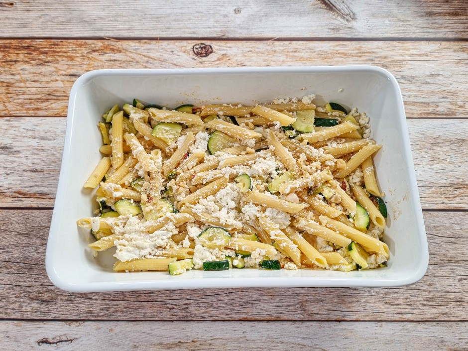 Feta-Pasta mit Zucchini Grundrezept