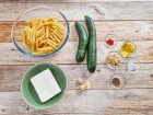 Feta-Pasta mit Zucchini Zutaten 