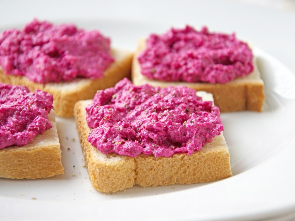 Rote - Rüben - Aufstrich mit Feta