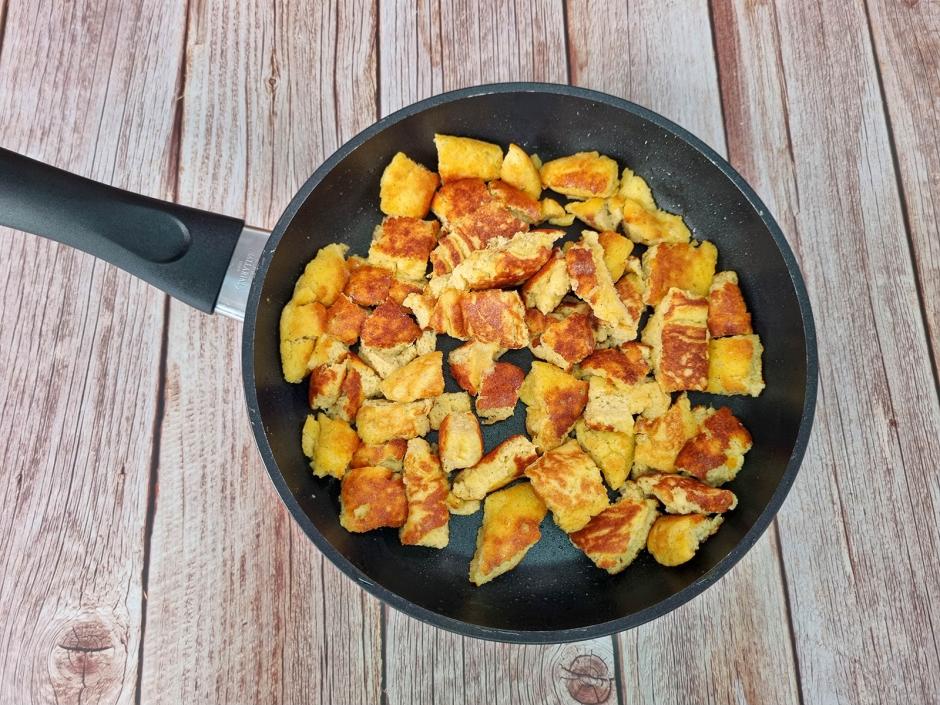 High-Protein Kaiserschmarrn fertig stellen