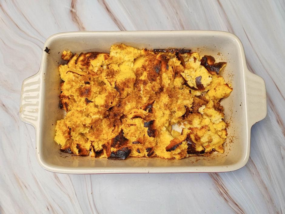 Low-Carb Kaiserschmarrn Teig fertigstellen