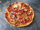 Glutenfreie Hirsepizza