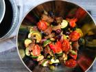 Brotsalat mit gegrilltem Gemüse