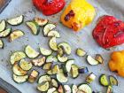 Zucchini, Melanzzani und Paprika