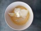 Eischnee und Mehl unterheben