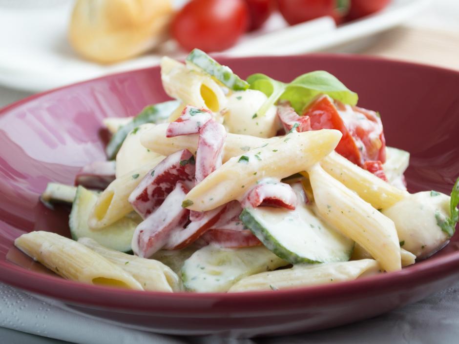 Penne-Salat mit Joghurt
