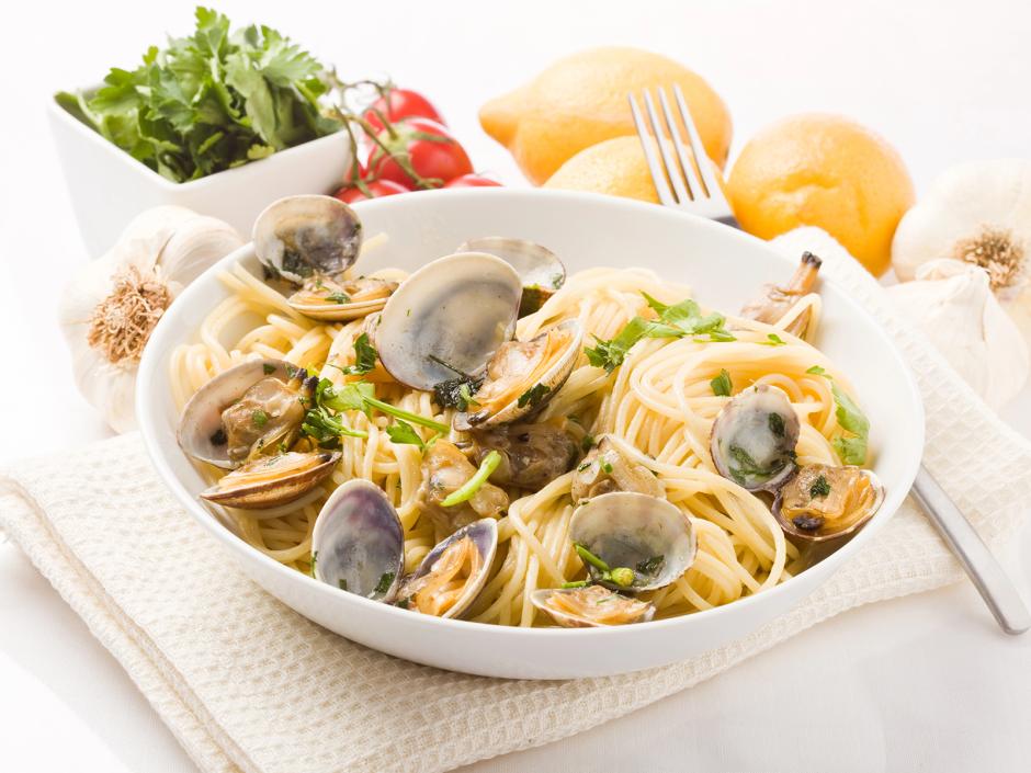 Spaghetti mit Muscheln