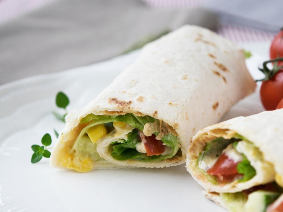 Wraps mit Gemüse