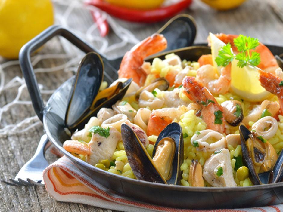 UEFA Spanien: Paella