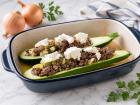 Gefüllte Zucchini mit Faschiertem