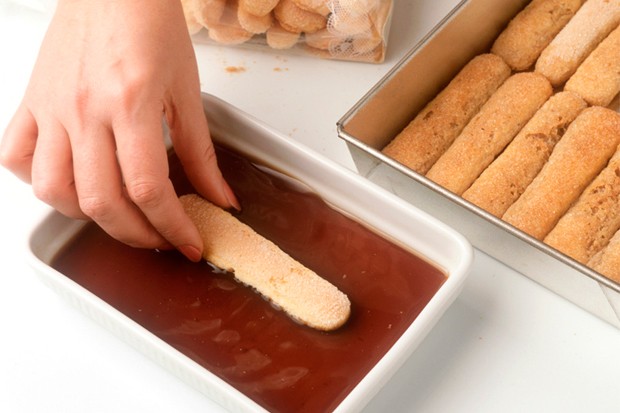 Tiramisu - Schicht für Schicht belegen