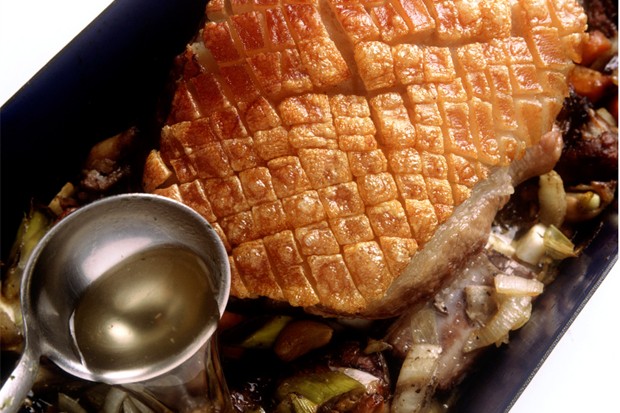 Fleisch aufgießen