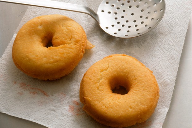 Donuts servieren