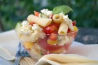 Nudelsalat mit Schafskäse