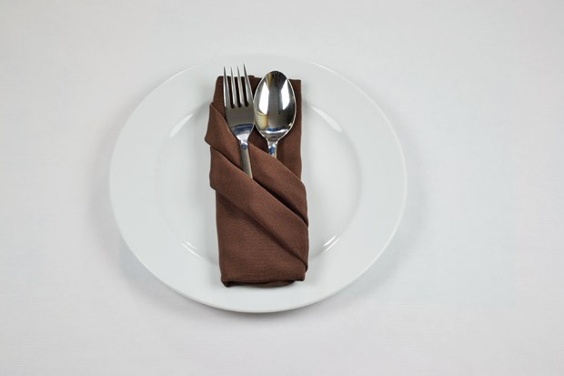 Serviettentechnik - Bestecktasche