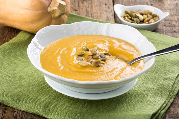 Einfache Kürbissuppe