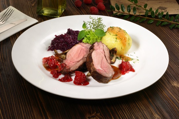 Wildschweinbraten