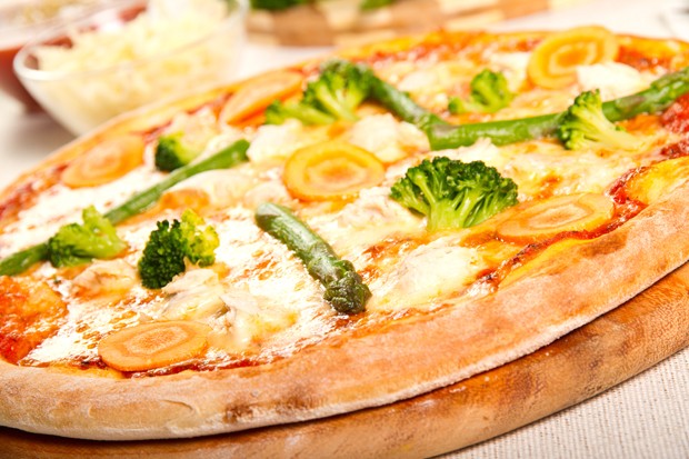 Spargelpizza