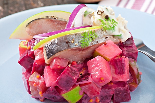 Rote Rüben Heringsalat