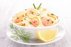 Lachsspaghetti