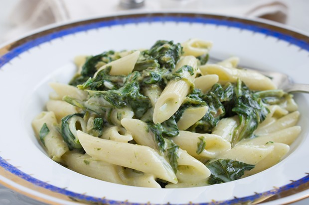 Penne in Mangoldsauce