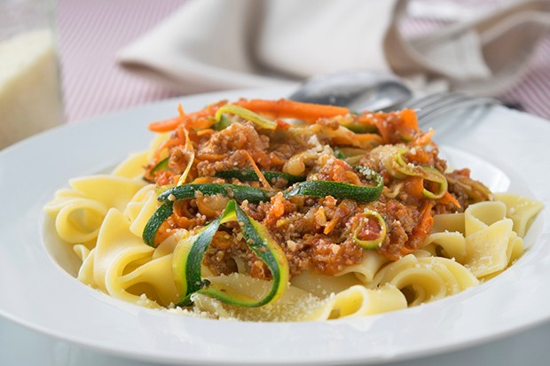 Zucchini-Karotten Pasta