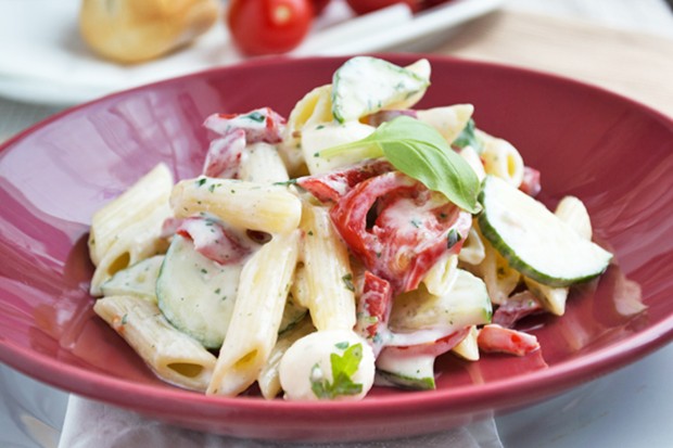 Penne-Salat mit Joghurt