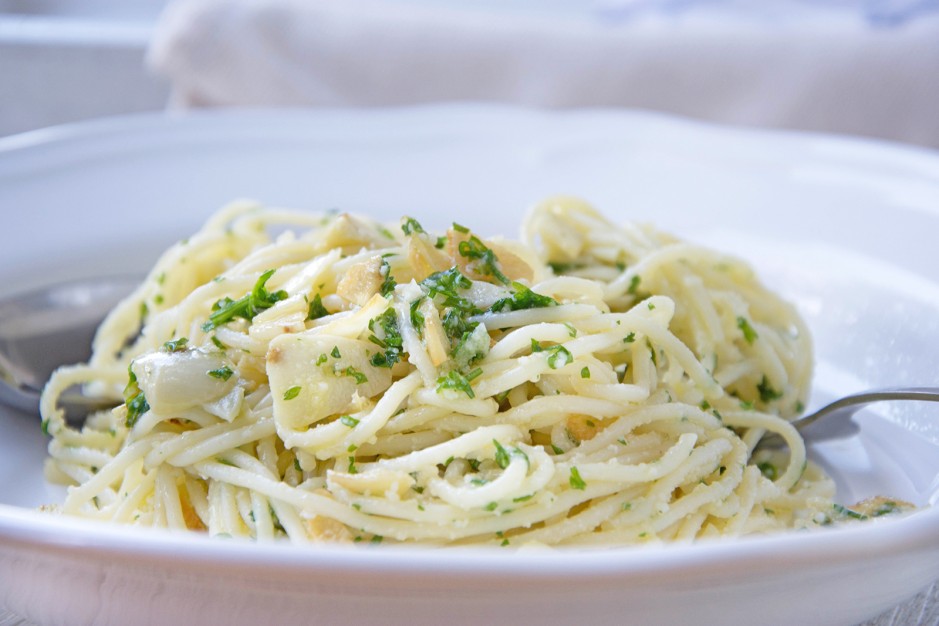 Knoblauch Spaghetti