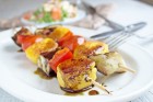 Polenta-Spieße mit Kernöl