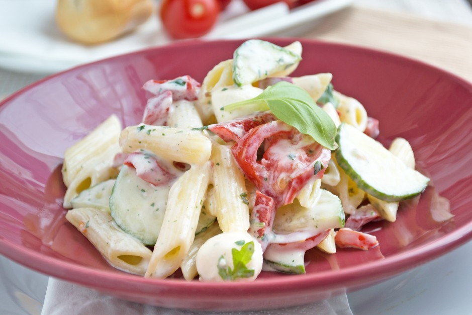 Penne-Salat mit Joghurt